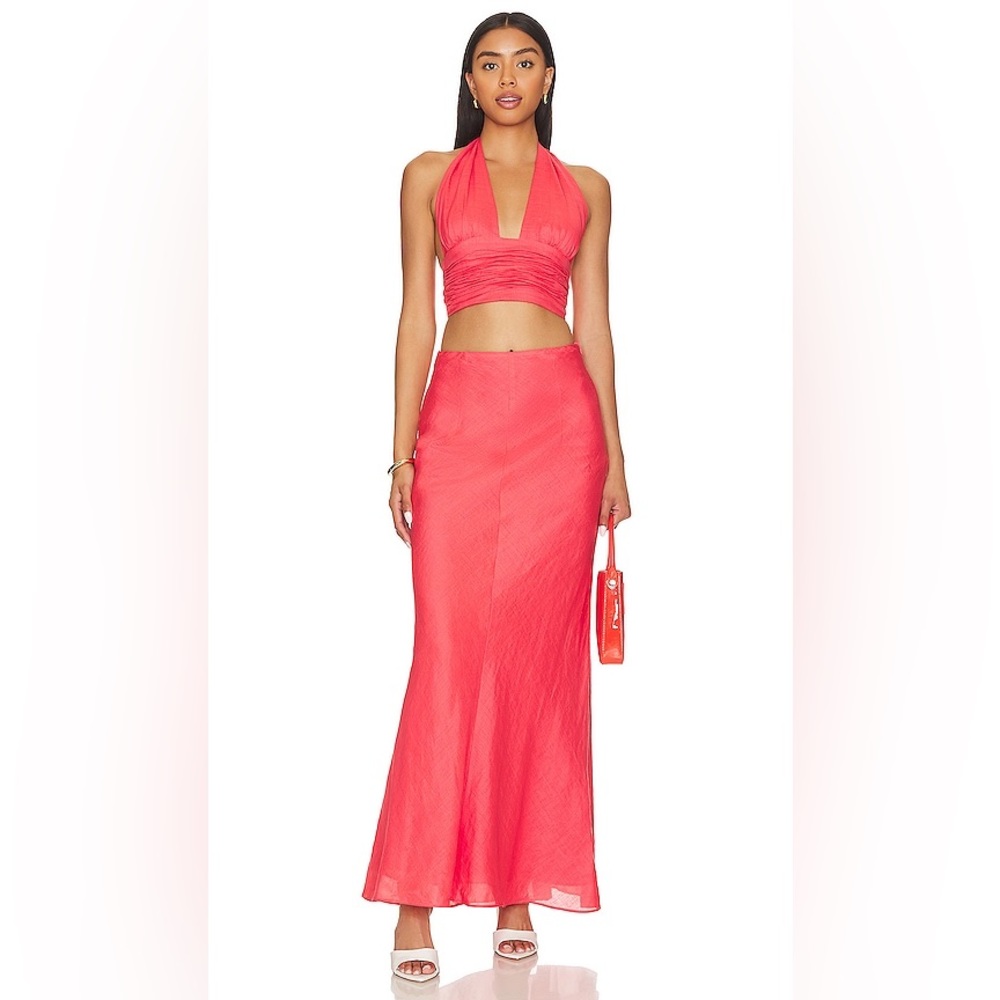 Allison‎ Maxi Skirt in Watermelon Hansen + Gretel size small
